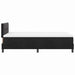 Pat cu arcuri cu saltea cu headboard Negru 120 x 200 cm Catifea - WALTI WALTI