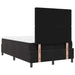Pat cu arcuri cu saltea cu headboard Negru 120 x 190 cm Catifea - WALTI WALTI