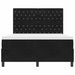 Pat cu arcuri cu saltea cu headboard Negru 140 x 190 cm Catifea - WALTI WALTI