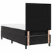 Pat cu arcuri cu saltea cu headboard Negru 90 x 190 cm țesătură - WALTI WALTI