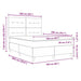 Pat cu arcuri cu saltea cu headboard Roz 160 x 200 cm Catifea - WALTI WALTI