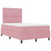 Pat cu arcuri cu headboard Roz 120 x 190 cm Catifea - WALTI WALTI