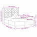 Pat cu arcuri cu headboard Roz 140 x 190 cm Catifea - WALTI WALTI