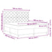 Pat cu arcuri cu headboard Roz 180 x 200 cm Catifea - WALTI WALTI
