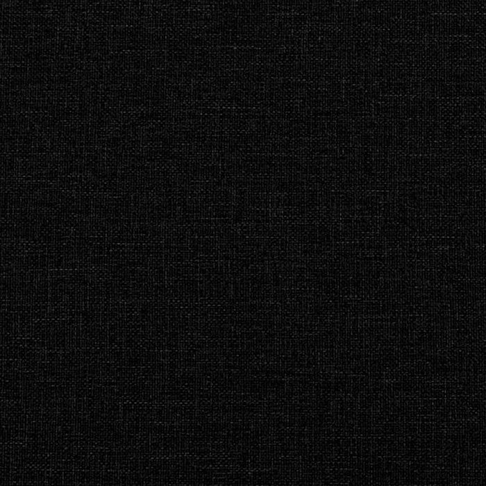 Pat cu arcuri cu headboard Negru 200 x 200 cm țesătură WALTI
