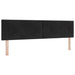 Pat cu arcuri cu saltea cu headboard Negru 180 x 200 cm Catifea - WALTI WALTI