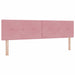 Pat cu arcuri cu saltea cu headboard Roz 180 x 200 cm Catifea - WALTI WALTI
