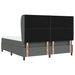 Pat cu arcuri cu headboard Gri închis 180 x 200 cm țesătură - WALTI WALTI