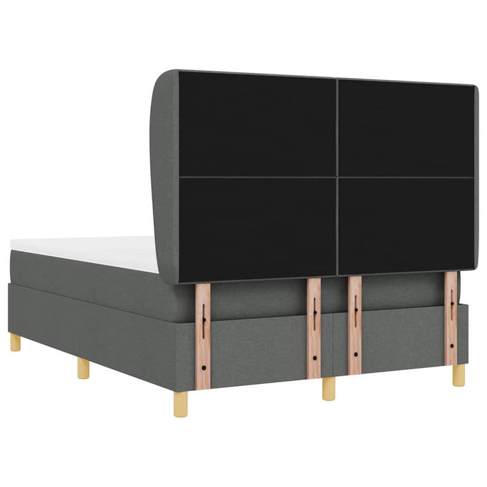 Pat cu saltea cu arcuri Gri închis 90x190 cm Gri închis - WALTI WALTI