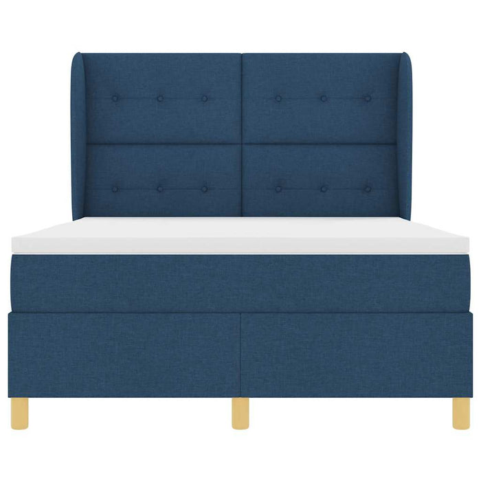 Pat cu saltea cu arcuri Gri închis 90x190 cm cu saltea albastru - WALTI WALTI