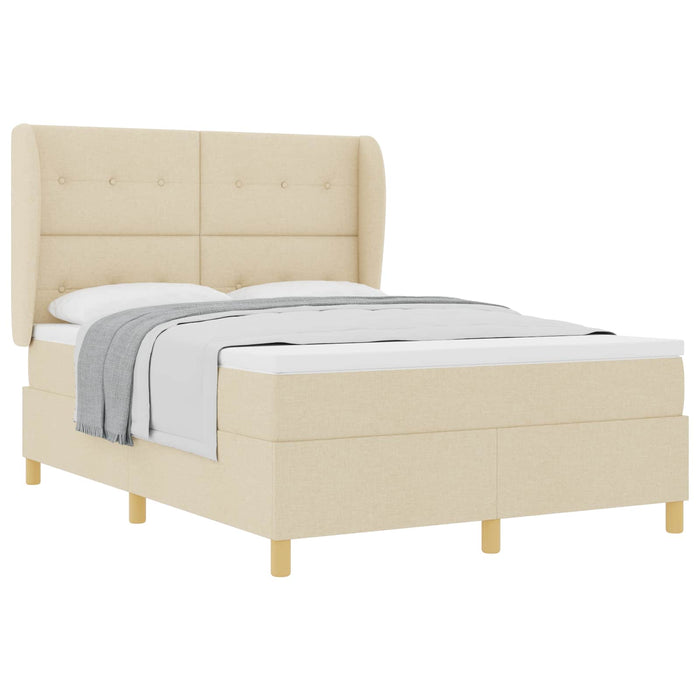 Pat cu saltea cu arcuri Gri închis 90x190 cm Crem 160 x 200 cm - WALTI WALTI