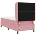 Pat cu arcuri cu saltea cu headboard Roz 200 x 80 cm Poliester - WALTI WALTI