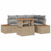 Set de masă pentru grădină 5 pcs Bej, Gri 100 x 55 x 73 cm - WALTI WALTI