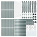 Stâlp de gard. 52 pcs Verde 3.2 x 3.2 x 190 cm Oțel - WALTI WALTI