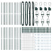 Stâlp de gard. 26 pcs Verde 3.2 x 3.2 x 210 cm Oțel - WALTI WALTI