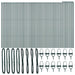 Stâlp de gard. 52 pcs Verde 3.2 x 3.2 x 210 cm Oțel - WALTI WALTI