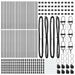 Stâlp de gard. 52 pcs Gri 3.2 x 3.2 x 120 cm Oțel - WALTI WALTI