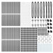 Stâlp de gard. 52 pcs Gri 3.2 x 3.2 x 200 cm Oțel - WALTI WALTI