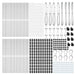 Stâlp de gard. 52 pcs Argintiu 3.2 x 3.2 x 210 cm Oțel - WALTI WALTI