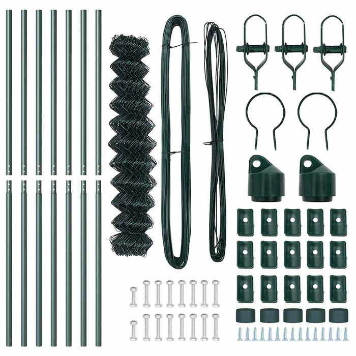 Giratorie cu Stâlpi Verde 1.2 x 10 m Oțel - WALTI WALTI