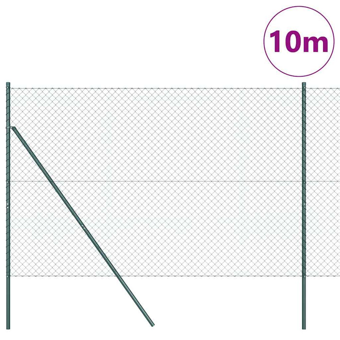 Giratorie cu Stâlpi Verde 1.6 x 10 m Oțel - WALTI WALTI