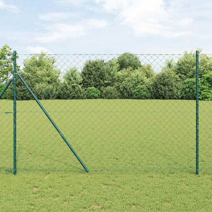 Giratorie cu Stâlpi Verde 1.6 x 10 m Oțel - WALTI WALTI