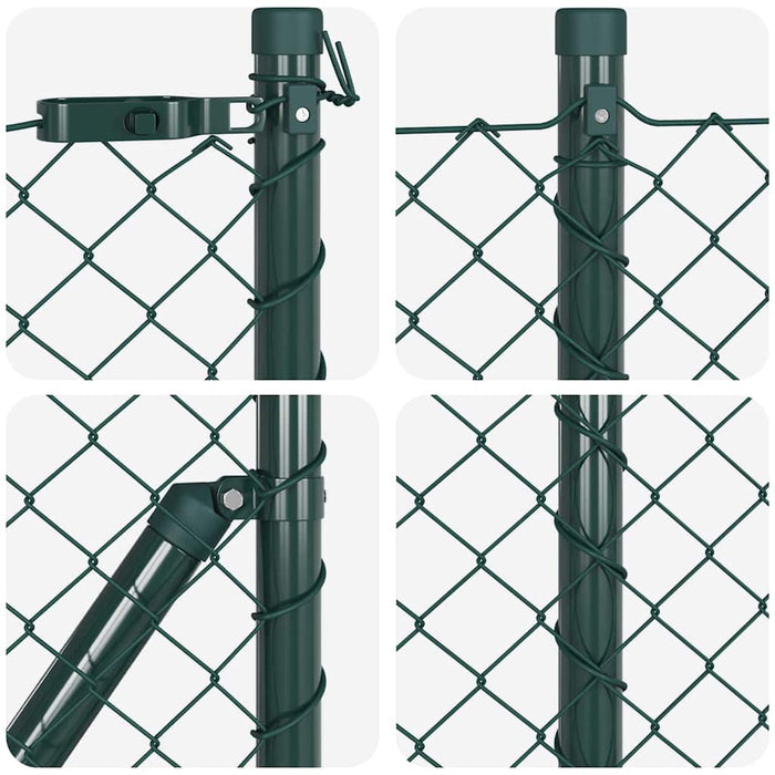 Giratorie cu Stâlpi Verde 0.4 x 25 m Oțel - WALTI WALTI