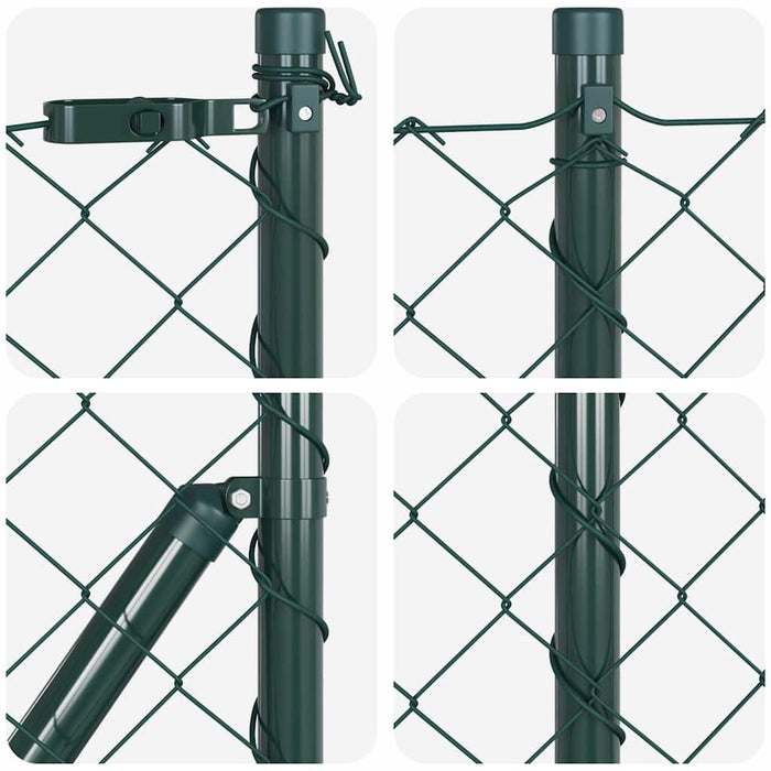 Giratorie cu Stâlpi Verde 0.4 x 25 m Oțel - WALTI WALTI
