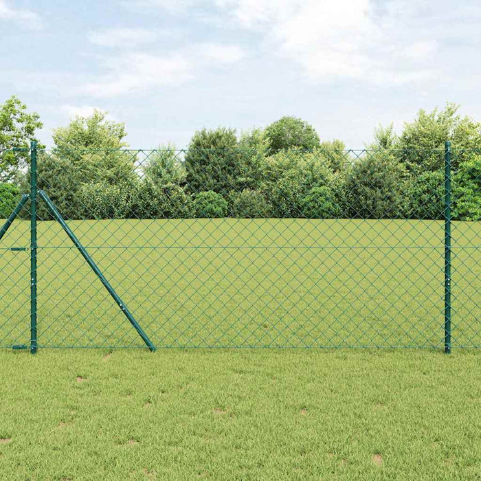 Giratorie cu Stâlpi Verde 1 x 25 m Oțel - WALTI WALTI