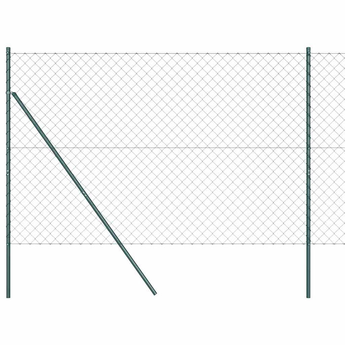 Giratorie cu Stâlpi Verde 1.5 x 25 m Oțel - WALTI WALTI