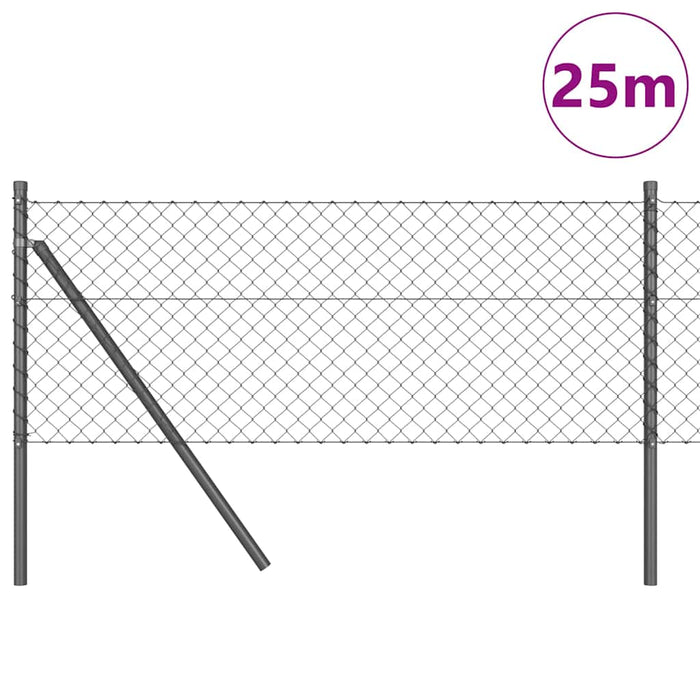 Giratorie cu Stâlpi Gri 0.4 x 25 m Oțel - WALTI WALTI