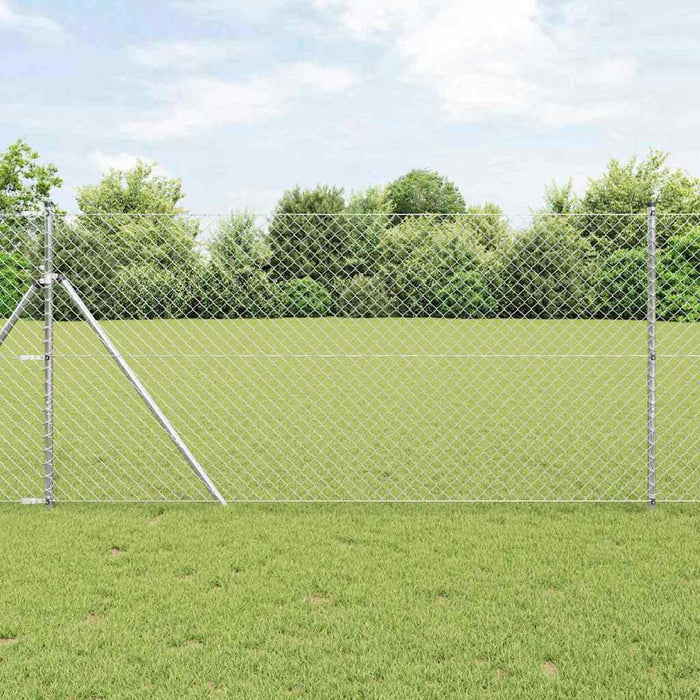 Giratorie cu Stâlpi Argintiu 1.4 x 10 m Oțel - WALTI WALTI