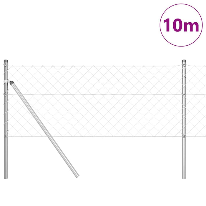 Giratorie cu Stâlpi Argintiu 0.6 x 10 m Oțel - WALTI WALTI