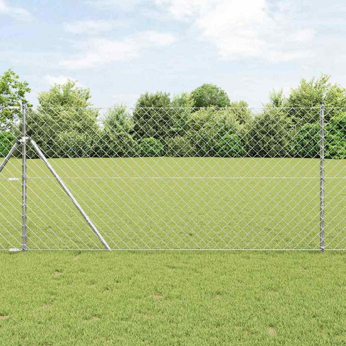 Giratorie cu Stâlpi Argintiu 1.2 x 10 m Oțel - WALTI WALTI