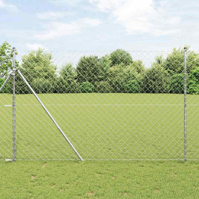 Giratorie cu Stâlpi Argintiu 1.6 x 10 m Oțel - WALTI WALTI