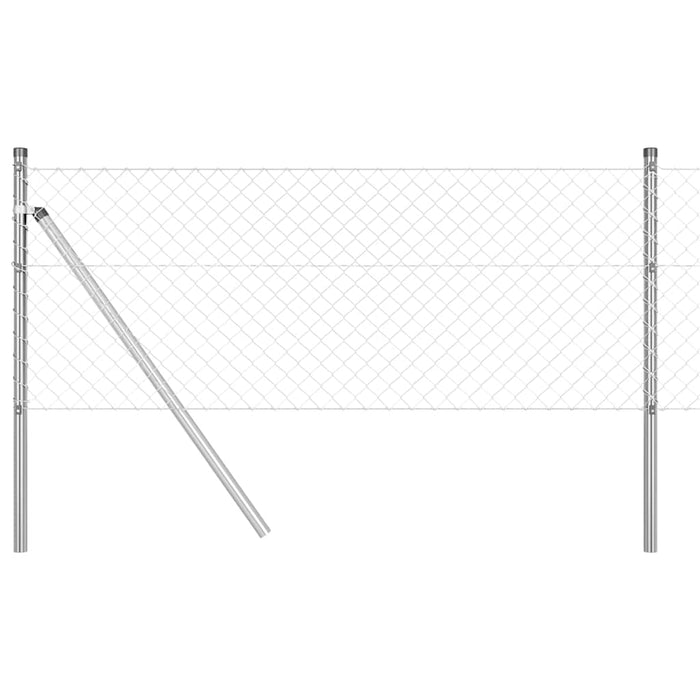 Giratorie cu Stâlpi Argintiu 0.4 x 25 m Oțel - WALTI WALTI