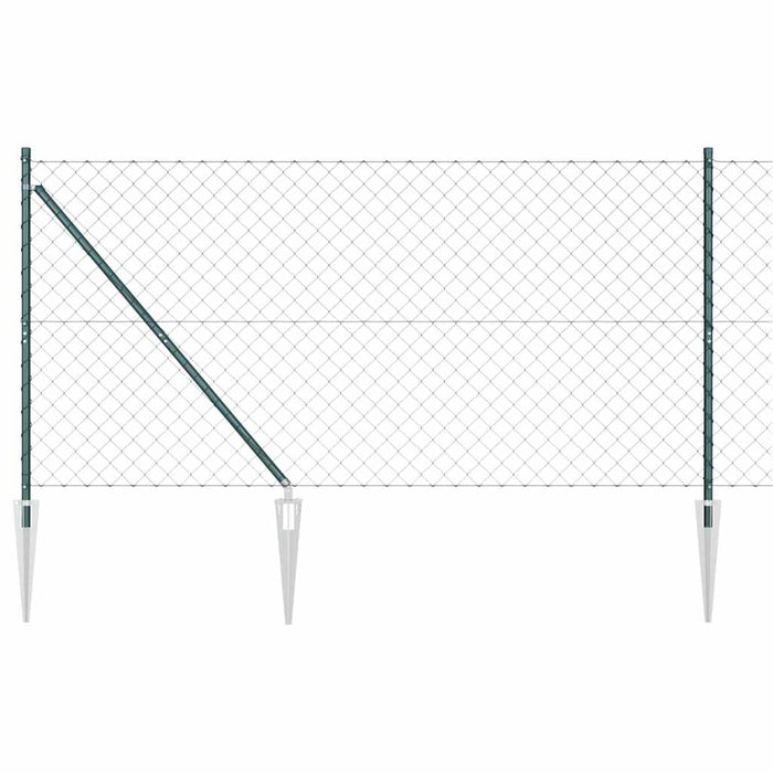 Giratorie cu Stâlpi Verde 1.4 x 10 m Oțel - WALTI WALTI