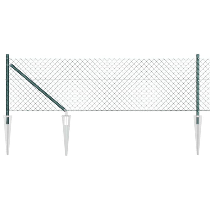 Giratorie cu Stâlpi Verde 0.4 x 25 m Oțel - WALTI WALTI