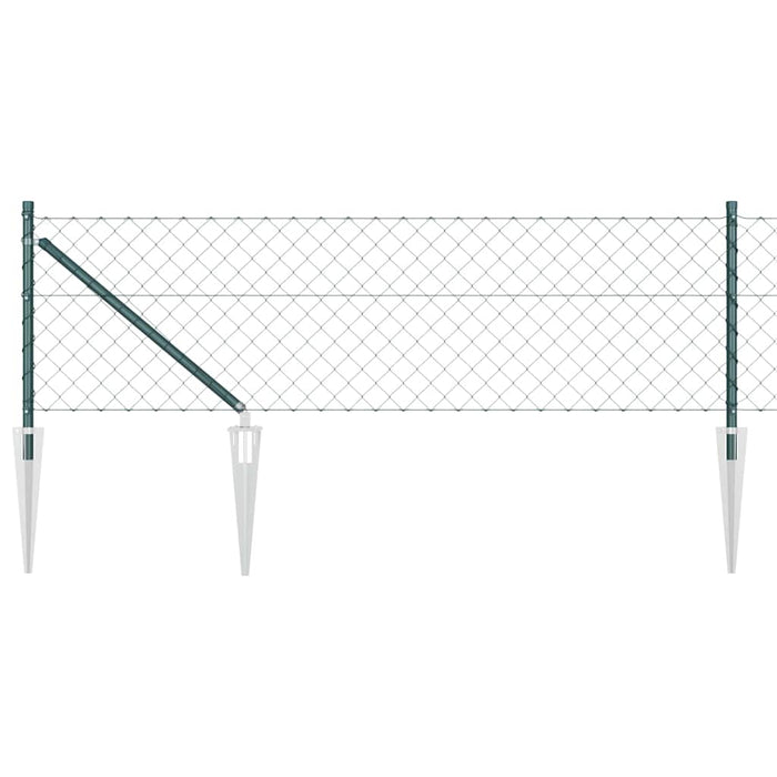 Giratorie cu Stâlpi Verde 0.6 x 25 m Oțel - WALTI WALTI