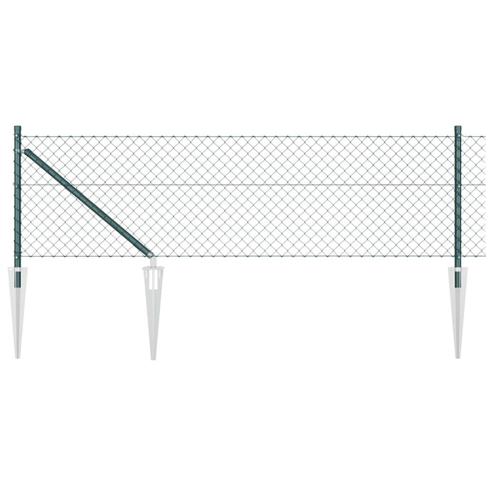 Giratorie cu Stâlpi Verde 0.4 x 25 m Oțel - WALTI WALTI