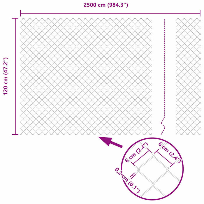 Giratorie cu Stâlpi Argintiu 25 x 1.2 m Oțel - WALTI WALTI