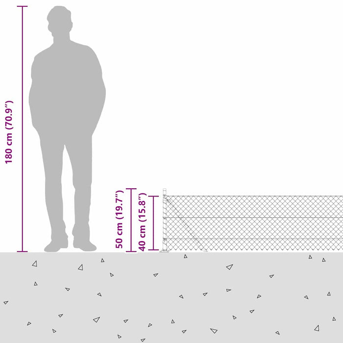 Giratorie cu Stâlpi Argintiu 10 x 0.4 m Oțel - WALTI WALTI
