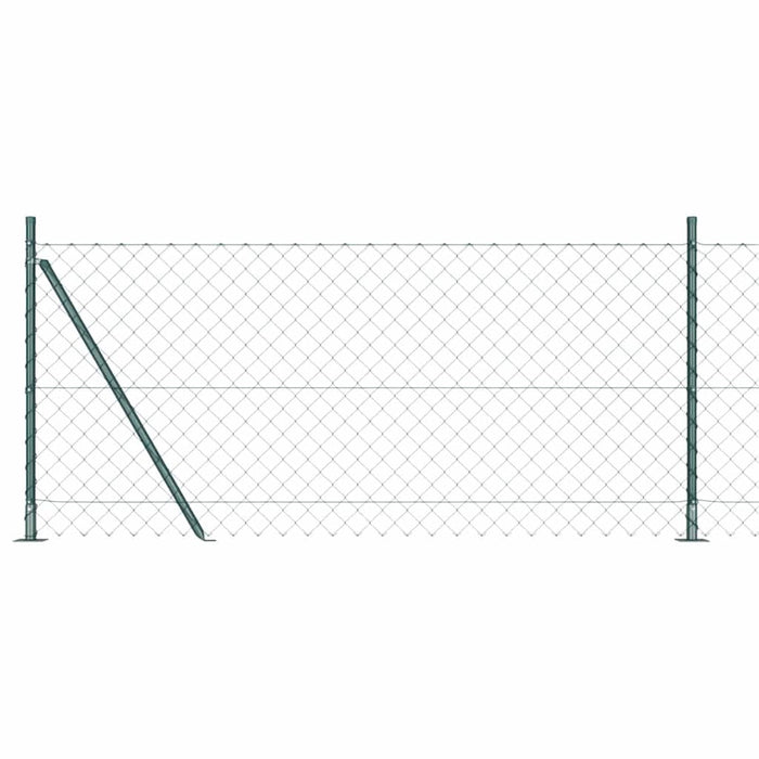 Giratorie cu Stâlpi Argintiu 10 x 1 m Oțel - WALTI WALTI