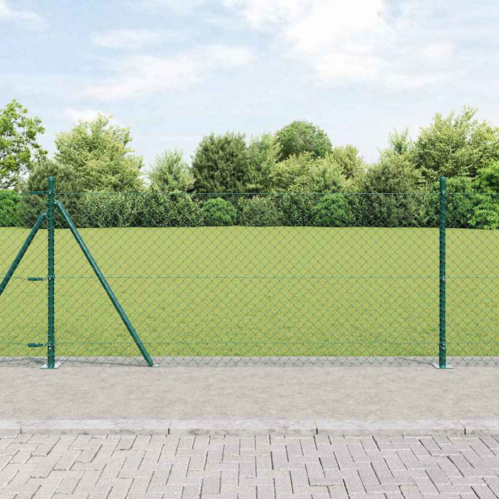 Giratorie cu Stâlpi Argintiu 0.8 x 25 m Oțel - WALTI WALTI