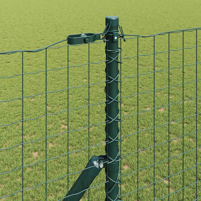 Îngrădire cu stâlpi Verde 1.5 x 10 m Oțel - WALTI WALTI