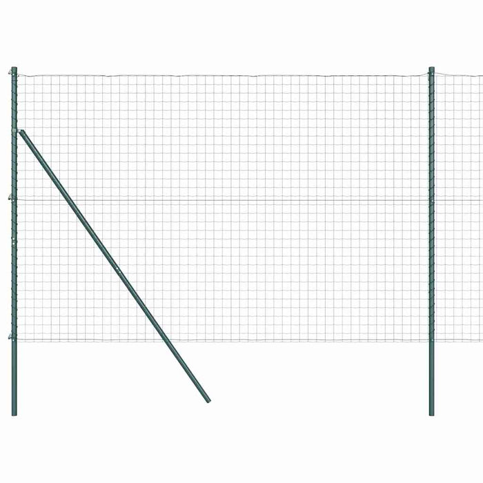 Îngrădire cu stâlpi Verde 1.5 x 10 m Oțel - WALTI WALTI