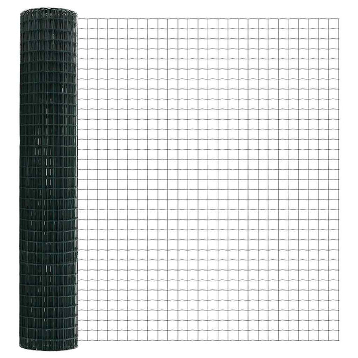 Îngrădire cu stâlpi Verde 1.5 x 10 m Oțel - WALTI WALTI