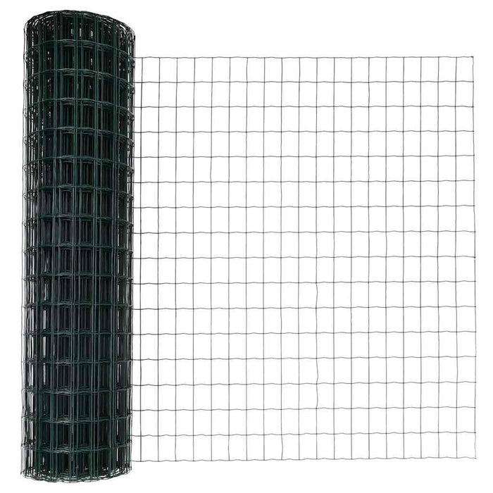 Îngrădire cu stâlpi Verde 1.4 x 10 m Oțel - WALTI WALTI