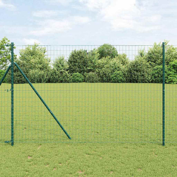 Îngrădire cu stâlpi Verde 1.6 x 10 m Oțel - WALTI WALTI