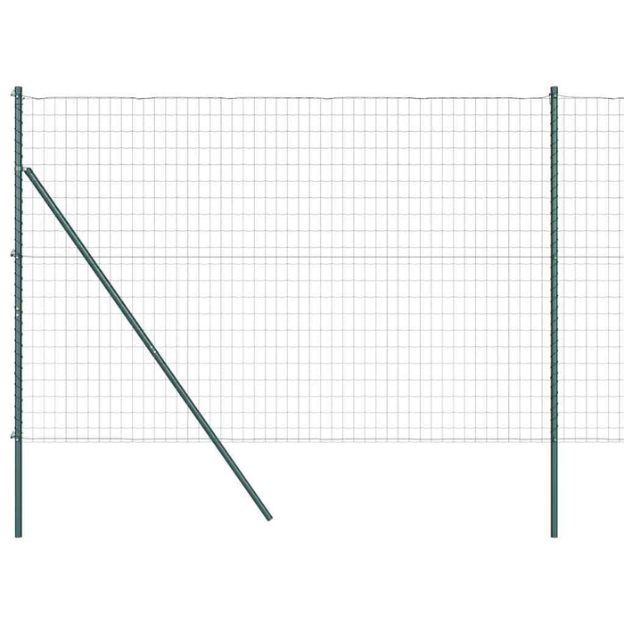 Îngrădire cu stâlpi Verde 1.6 x 10 m Oțel - WALTI WALTI